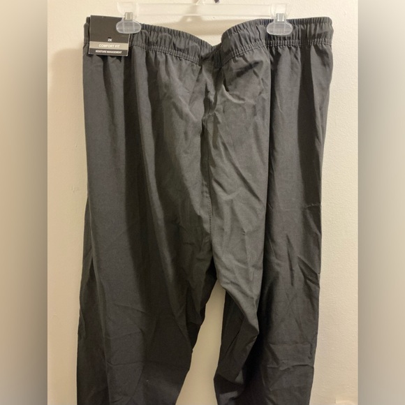 Mens Casual Black Jogger Pants with Zipper Pockets - Picture 6 of 9